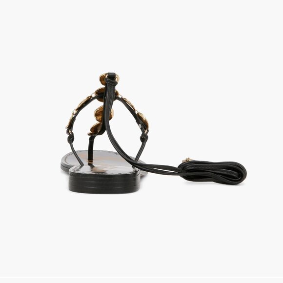 NEW Sam Edelman Deirdre Ankle Wrap Sandal (Women) 8.5M, BLACK - Picture 10 of 11